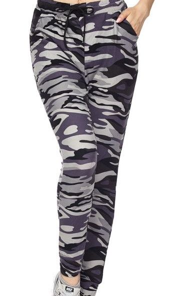 Lean Joggers Grey Camo with pockets