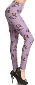 Lean Purple Pedal Pushers