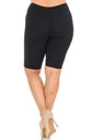 Luscious Biker Shorts Solid Black