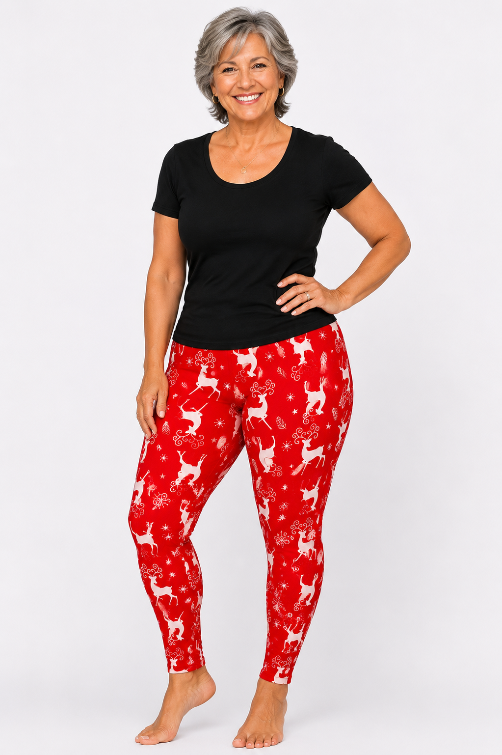 Curvaceous Festive Reindeer