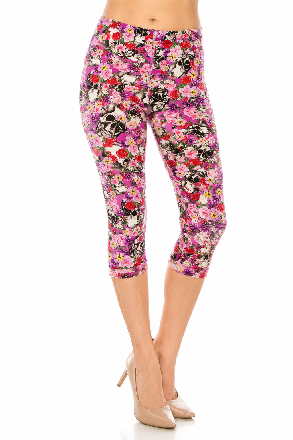 Capri Luscious Skulls Amongst Roses