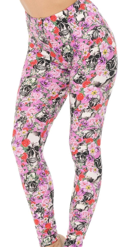 Luscious Skulls Amongst the Roses