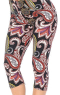 Capri Lean Raspberry Paisley