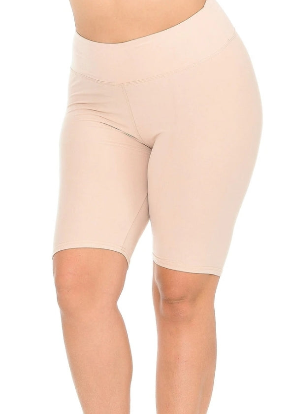 Lean Biker Shorts Nude